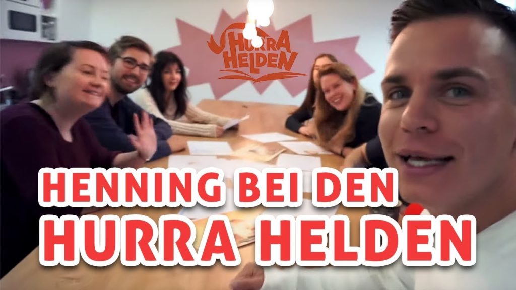 Henning Merten bei den Hurra Helden zu besuch